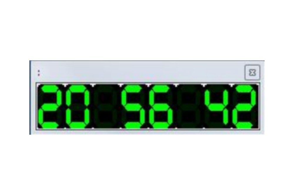 Aperçu Horloge digitale