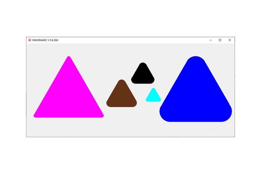 Aperçu Triangles à coins arrondis