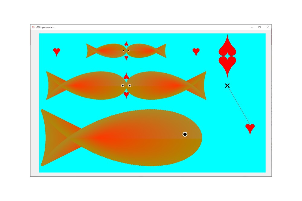 Aperçu Les poissons grandissent et se font la bise II