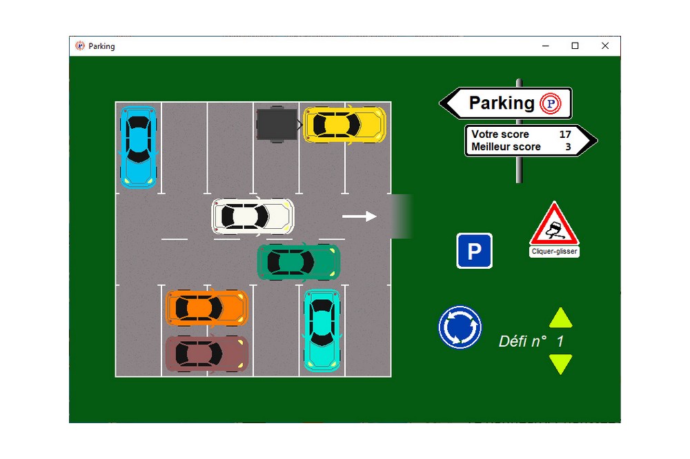 Aperçu Jeu de réflexion : Parking