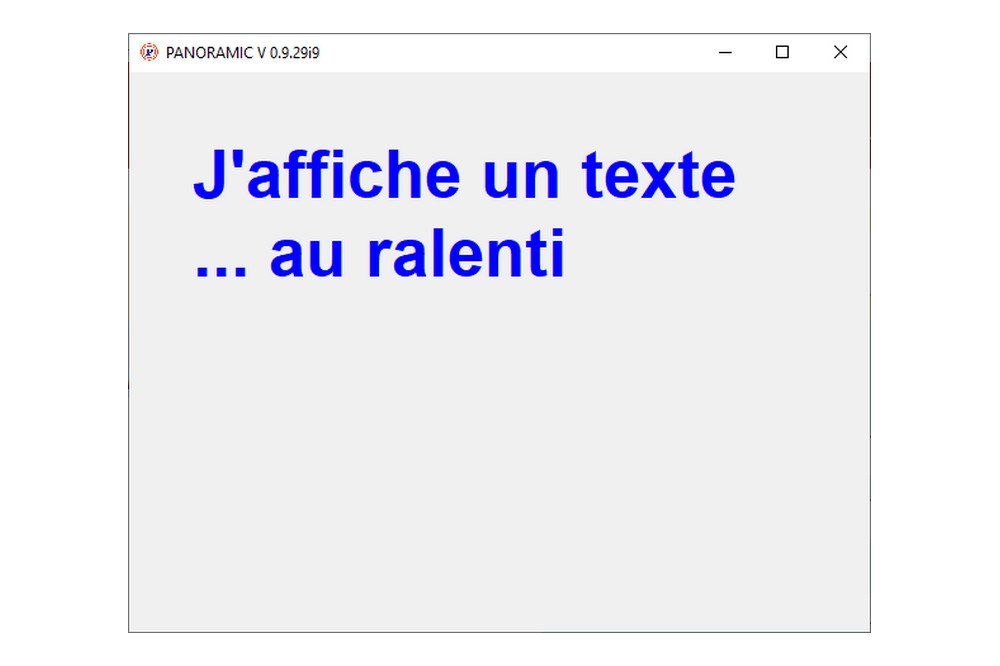Aperçu Afficher une texte caractère par caractère