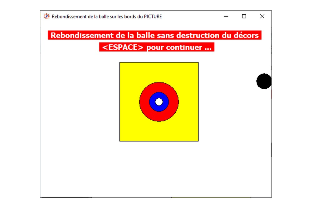 Aperçu Faire rebondir une balle
