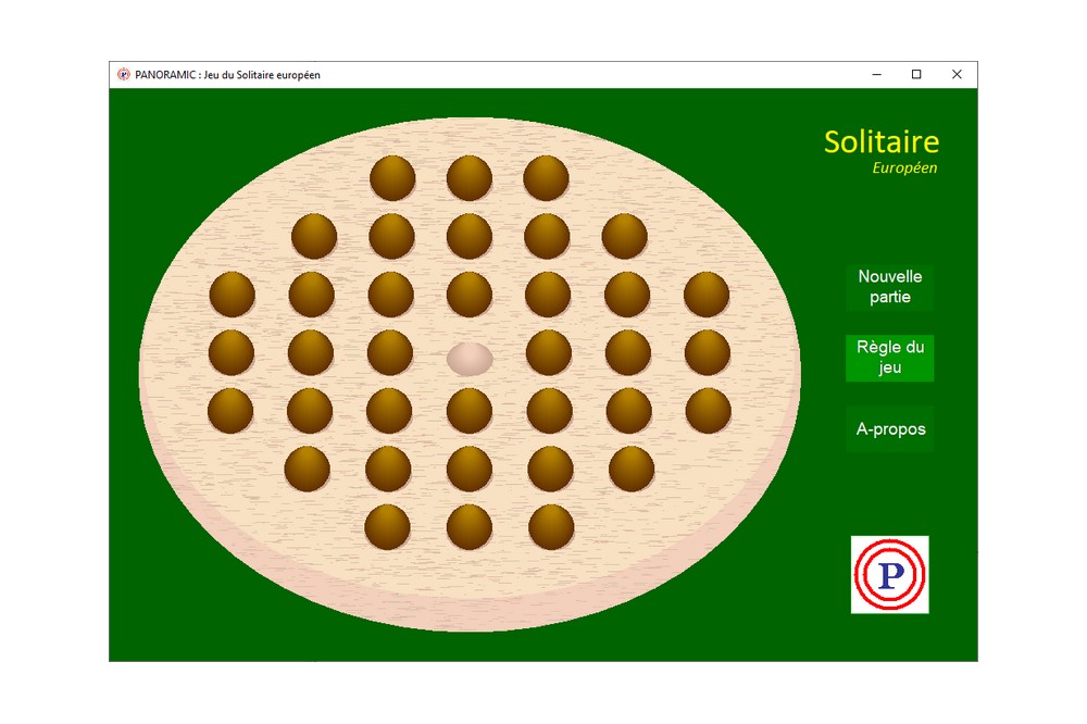 Aperçu Jeu du Solitaire européen