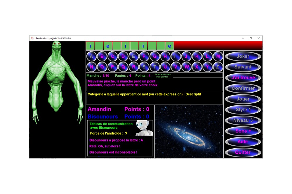 Aperçu Le pendu Alien